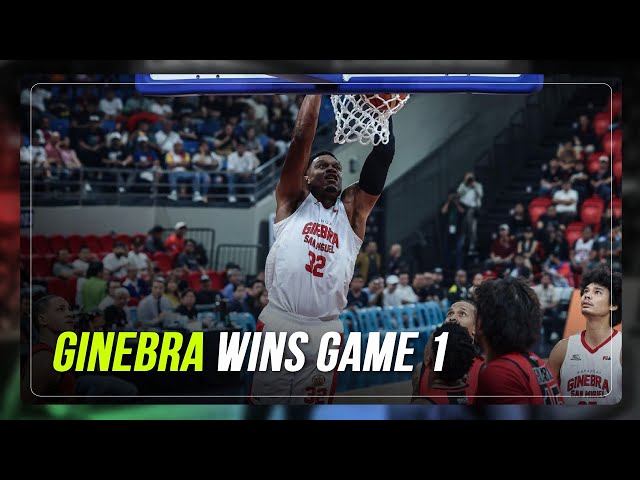 ⁣PBA: Justin Brownlee, Ginebra catch fire to dominate San Miguel in semis opener