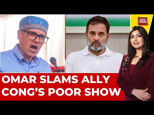 ⁣Omar Abdullah Slams Ally Congress Over Poor Show In Haryana Election | National Conference Wins J&am