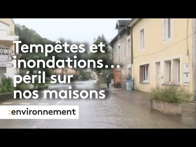 ⁣Tempêtes et inondations... péril sur nos maisons