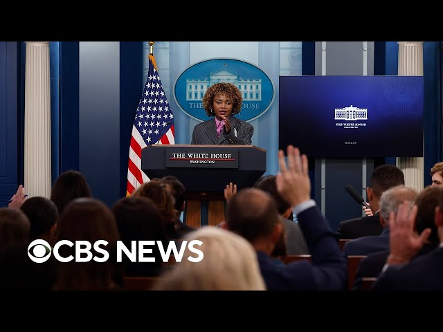 ⁣Watch Live: White House holds briefing with Hurricane Milton nearing Florida | CBS News