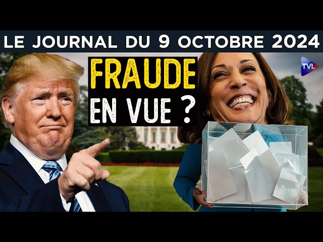 ⁣Donald Trump menacé par les fraudes du Système ? - JT du mercredi 9 octobre 2024