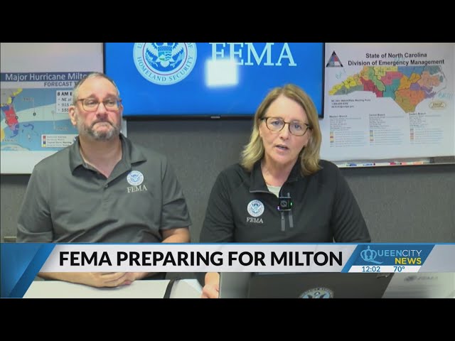 ⁣Tracking Milton: FEMA preps, latest forecast