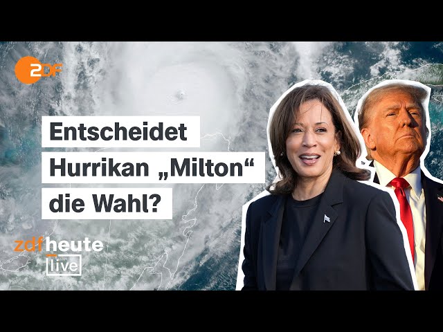 ⁣Erst "Helene", jetzt "Milton": Wie Ex-Präsident Trump Wahlkampf mit Hurrikans ma