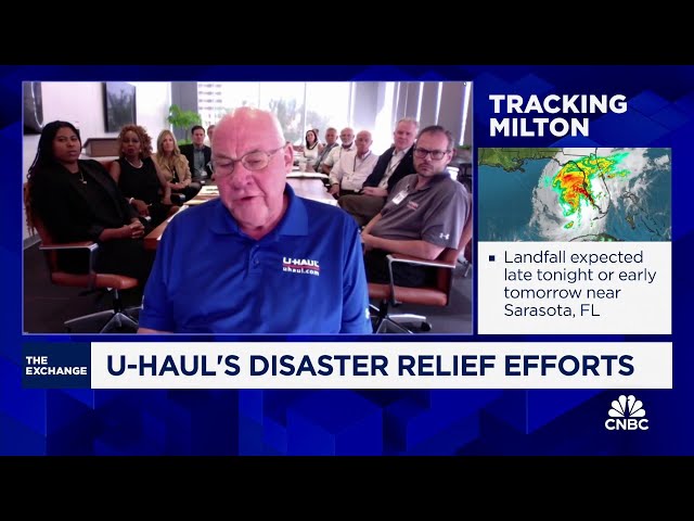 ⁣U-Haul offers free storage for all Floridians due to Hurricane Milton, says CEO Joe Shoen