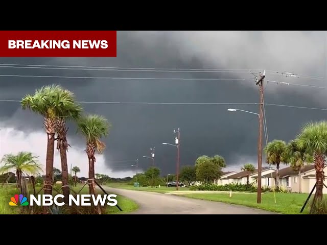 ⁣Special report: Multiple tornadoes seen in Florida ahead of Milton's landfall