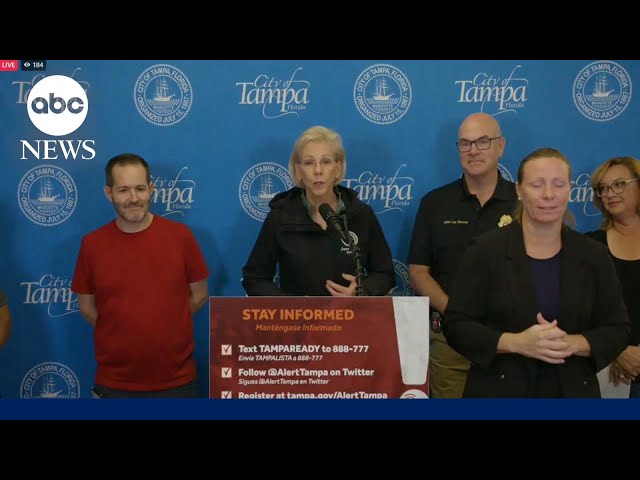 ⁣Tampa mayor gives final warning to those in evacuation zones