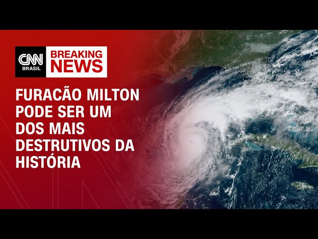 ⁣Furacão Milton pode ser um dos mais destrutivos da história | BASTIDORES CNN