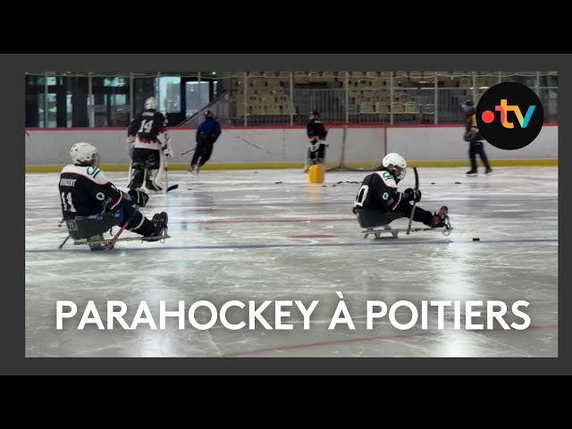 ⁣À Poitiers, la patinoire devient 100% accessible aux parahockeyeurs