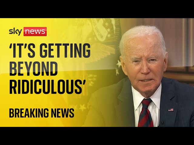 ⁣Hurricane Milton: President Biden slams 'ridiculous' claim that government is 'contro