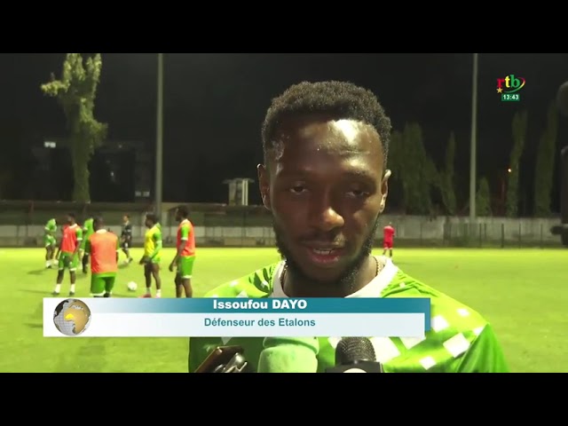 ⁣Sport : opposition Burkina Faso vs Burundi, première session d’entrainement des Etalons