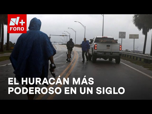 ⁣Huracán ‘Milton’ destruiría Sarasota, Florida, en las próximas horas; así impactaría  - Las Noticias