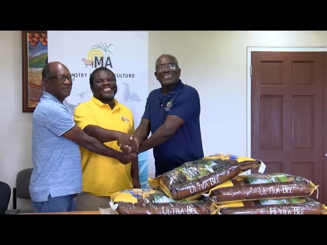 ⁣Local beekeepers receive donation