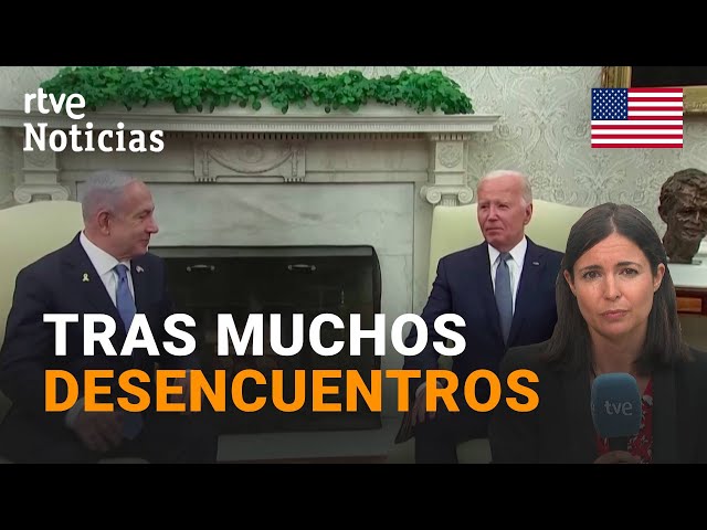 ⁣EE.UU.: BIDEN y HARRIS hablan por TELÉFONO con NETANYAHU sobre la represalia contra IRÁN | RTVE