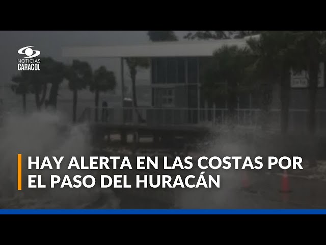 ⁣Huracán Milton llega a Florida, Estados Unidos: alerta en las costas de ese país