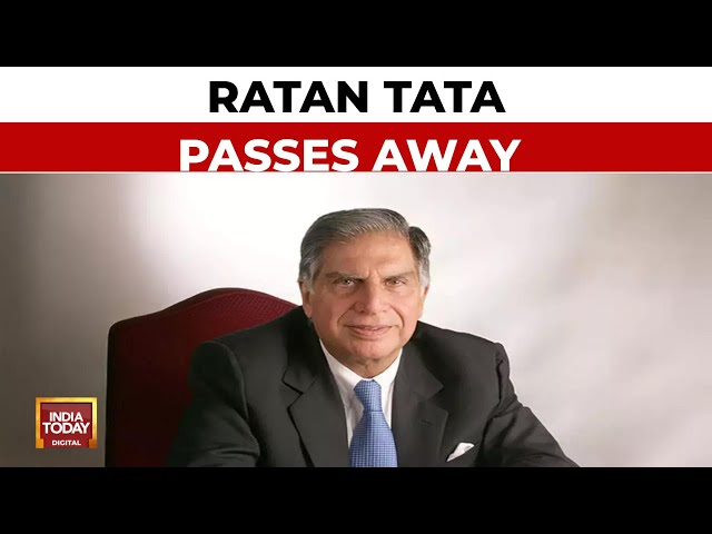 ⁣Ratan Tata Death News Live: Tata Son's Ratan Tata, 86, Passes Away | India Today | LIVE Updates