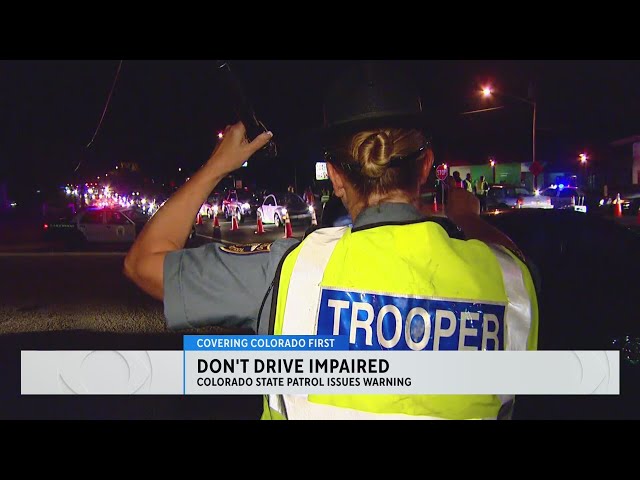 ⁣Colorado State Patrol warns drivers: get behind the wheel intoxicated and find yourself in jail