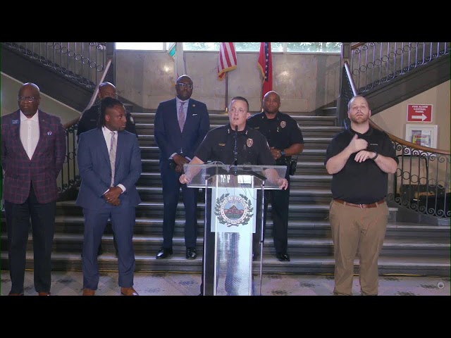 ⁣Little Rock Mayor and Police Chief address the City