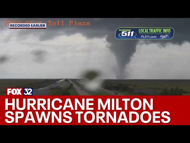 ⁣'A matter of life and death': Hurricane Milton spawns tornadoes, grows larger as Biden spe