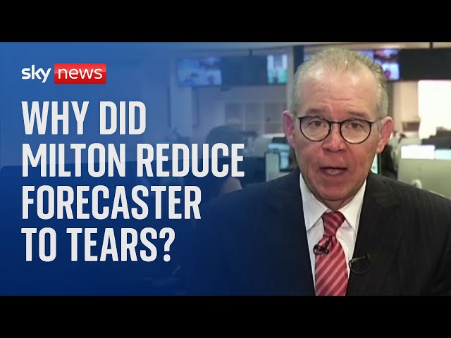 ⁣Hurricane Milton: Why was this meteorologist reduced to tears describing storm?