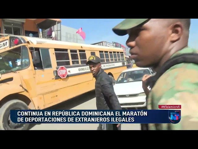 ⁣Decenas de haitianos ilegales fueron detenidos este miércoles por Migración