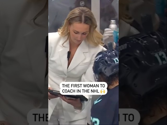 ⁣Jessica Campbell Is The First Woman To Coach In The NHL 