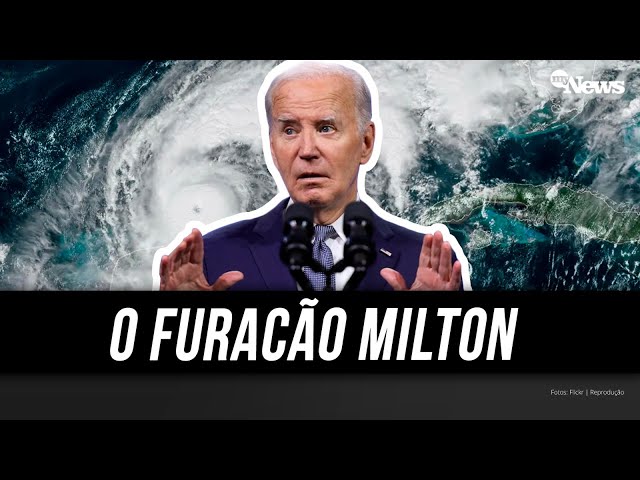 ⁣"É UMA QUESTÃO DE VIDA OU MORTE", ALERTA BIDEN SOBRE FURACÃO NA FLÓRIDA