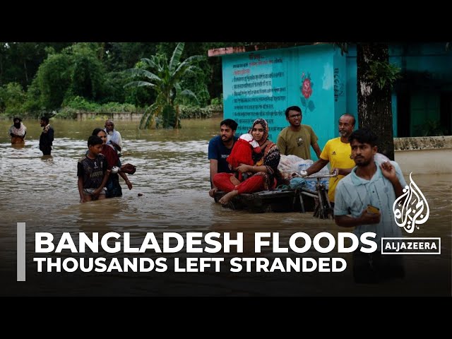 ⁣Northern Bangladesh floods: At least 8 killed and thousands left stranded