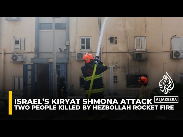 ⁣Kiryat Shmona attack: Two people killed in northern Israel by Hezbollah rocket fire