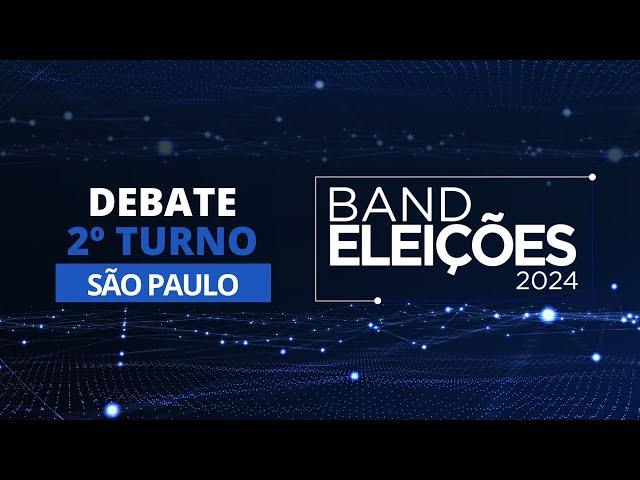 ⁣[AO VIVO] Eleições 2024: Debate na Band dos Candidatos à Prefeitura de São Paulo (2º Turno)