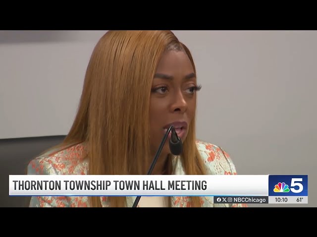 ⁣Safety concerns lead to lack of quorum at Thornton Township meeting with Mayor Tiffany Henyard