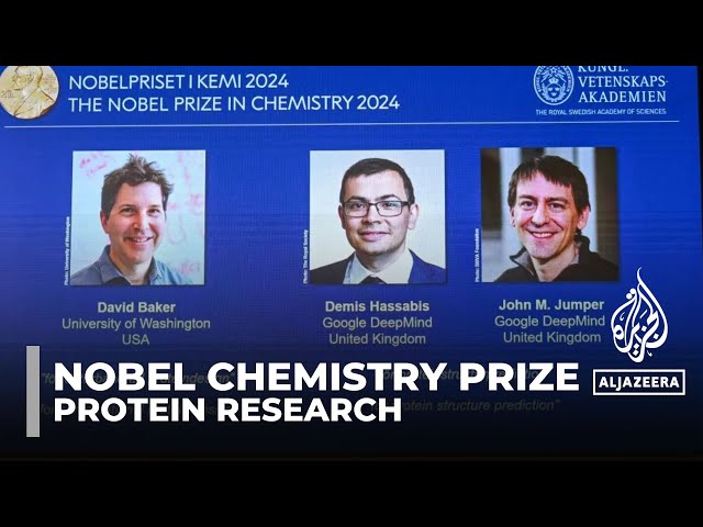 ⁣Nobel prize for chemistry: Award goes to trio for work on protein structures