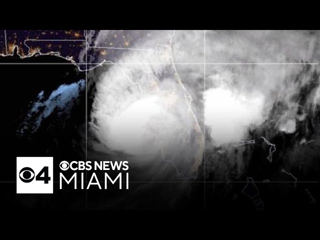 ⁣Hurricane Milton makes landfall over Florida as a powerful Category 3 storm