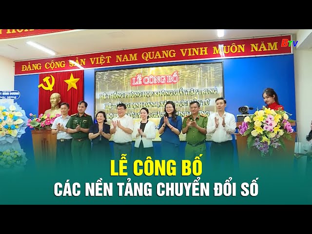 ⁣Lễ công bố các nền tảng chuyển đổi số