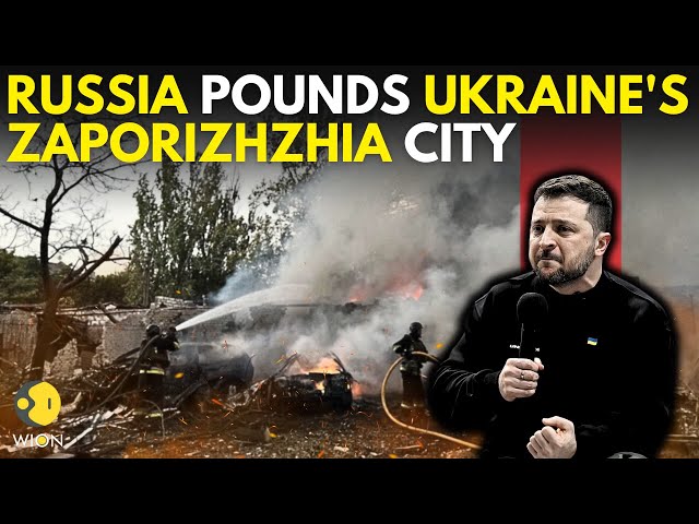 ⁣Russia-Ukraine War: Russian Attack in Ukrainian Zaporizhzhia hits civilian, injures six | WION LIVE