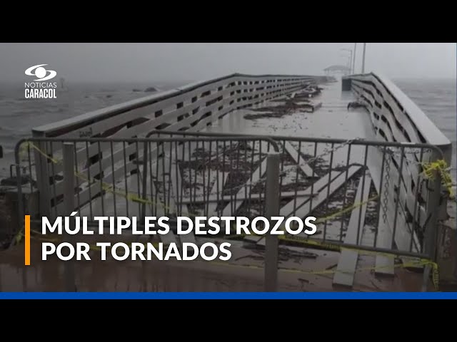 ⁣Así fue el paso del huracán Milton por la Florida: más de dos millones de viviendas sin electricidad