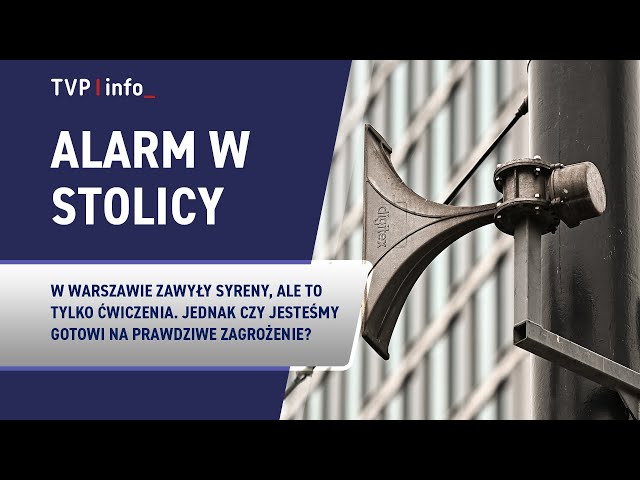 ⁣Alarm w stolicy. Czy jesteśmy gotowi na prawdziwe zagrożenie?