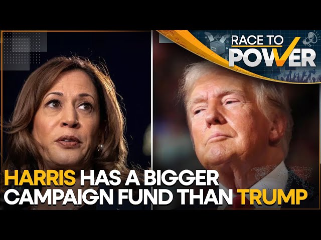 ⁣US Elections 2024: Kamala Harris Has A Bigger Campaign Fund Than Donald Trump | Race To Power LIVE