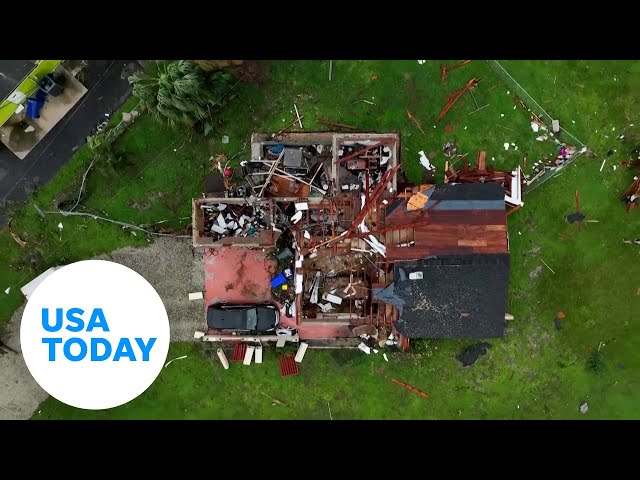 ⁣Milton brings numerous tornadoes across Florida | USA TODAY