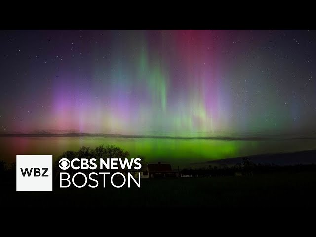 ⁣Epic northern lights display possible tonight in New England. Here's the aurora forecast.