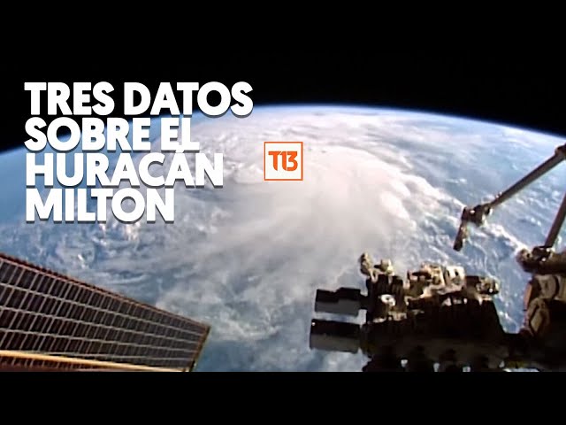 ⁣Tres datos sorprendentes sobre el huracán Milton: EXPLICADO