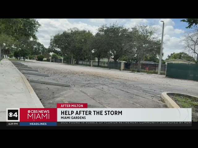 ⁣Miami Gardens steps up to help victims of Hurricane Milton