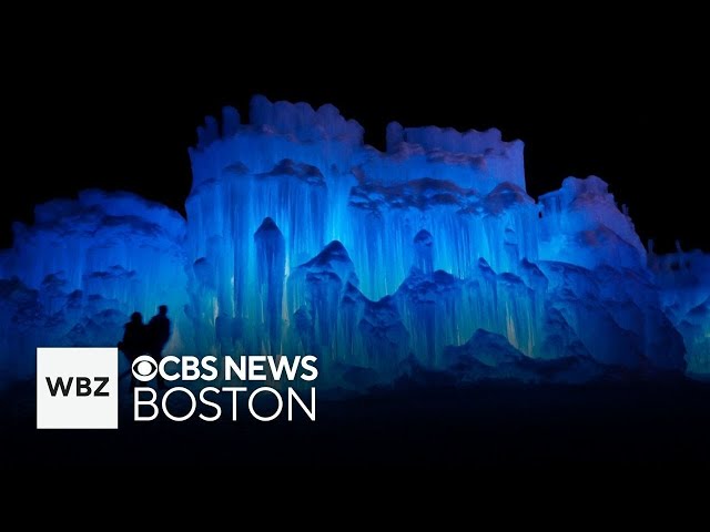 ⁣Ice castles returning to New Hampshire in January