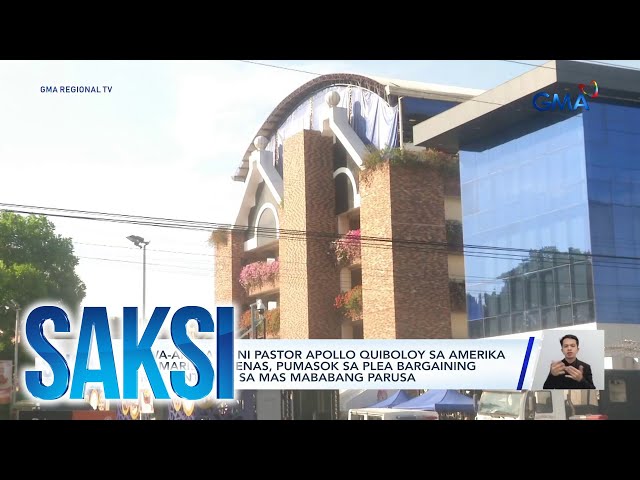 ⁣Kapwa-akusado ni Pastor Apollo Quiboloy sa Amerika na si Marissa Duenas, pumasok sa... | Saksi