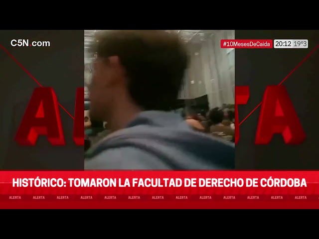 ⁣HISTÓRICO: tomaron la FACULTAD de DERECHO de CÓRDOBA