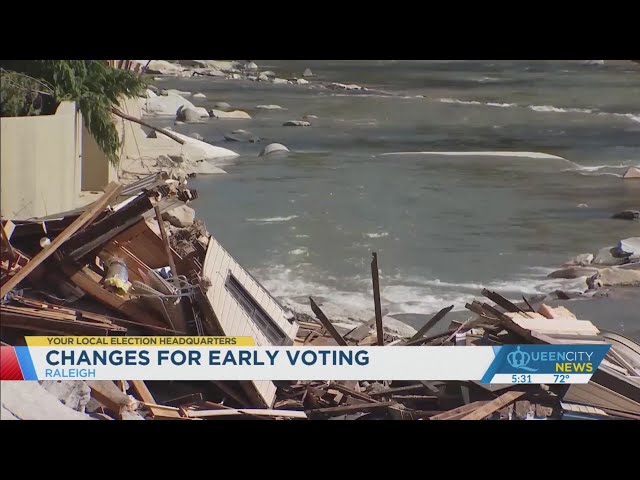 ⁣Dozens of early voting sites will be available in WNC in wake of Helene