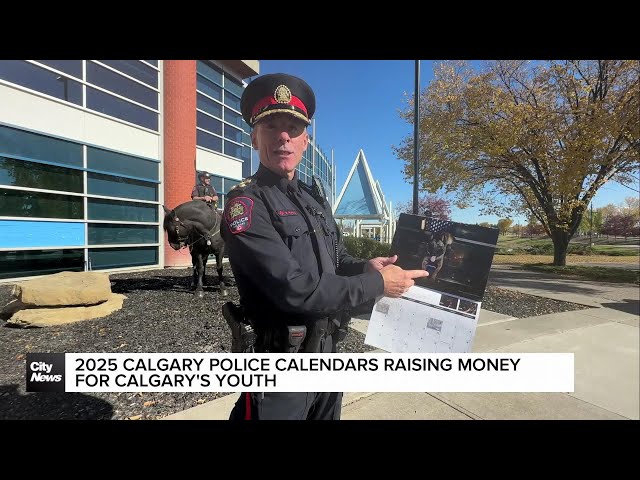 ⁣2025 Calgary Police calendars raising money for Calgary's youth