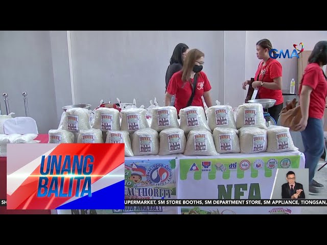 ⁣P29/kg na bigas, maagang pinilahan ng mga mamimili sa Kadiwa Center | Unang Balita