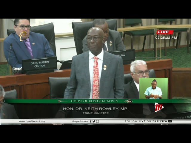 ⁣Prime Minister Dr  Keith Rowley's Contribution To The Budget Debate - Thursday October 10th 202