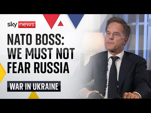 ⁣NATO 'should not listen to Russian threats' | Ukraine War