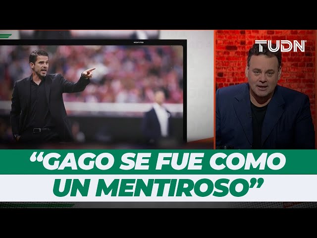 ⁣Faitelson carga nuevamente contra Gago: "Se va como un mentiroso, por la puerta de atrás" 